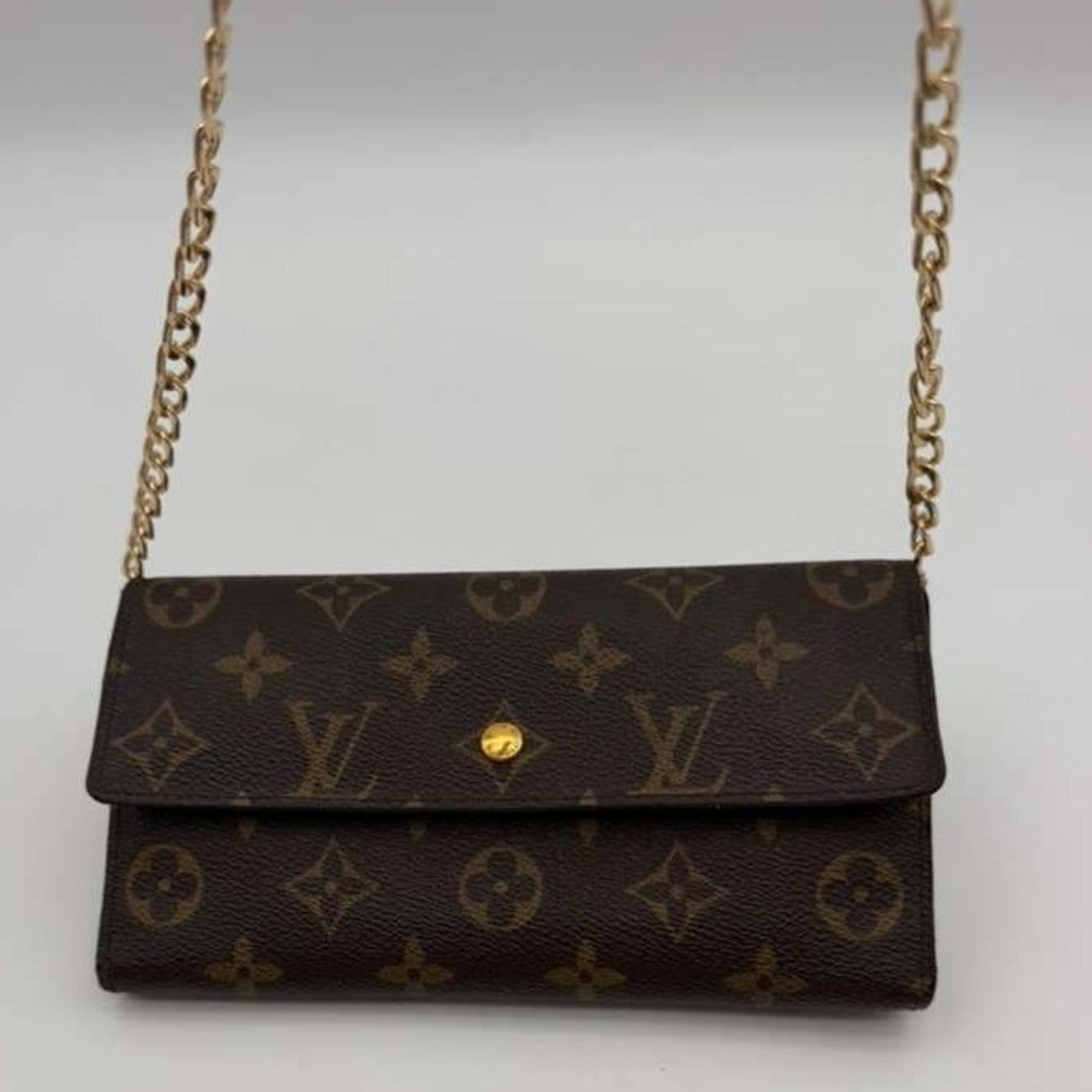 Authentic Louis Vuitton Brown Monogram Wallet